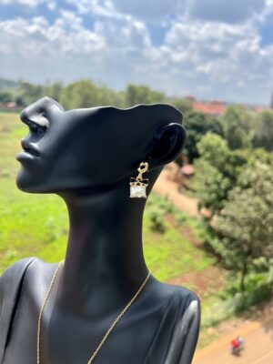 Noir Bow Earrings
