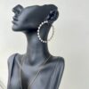 Pearl Halo Hoops