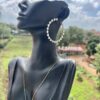 Pearl Halo Hoops