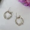 Double Pearl Hoop Earrings