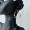 Double Pearl Hoop Earrings