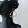 Double Pearl Hoop Earrings