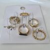 Geometric Chic Ring Set