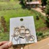 Geometric Chic Ring Set