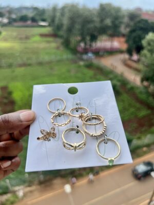 Sparkling Elegance Ring Set