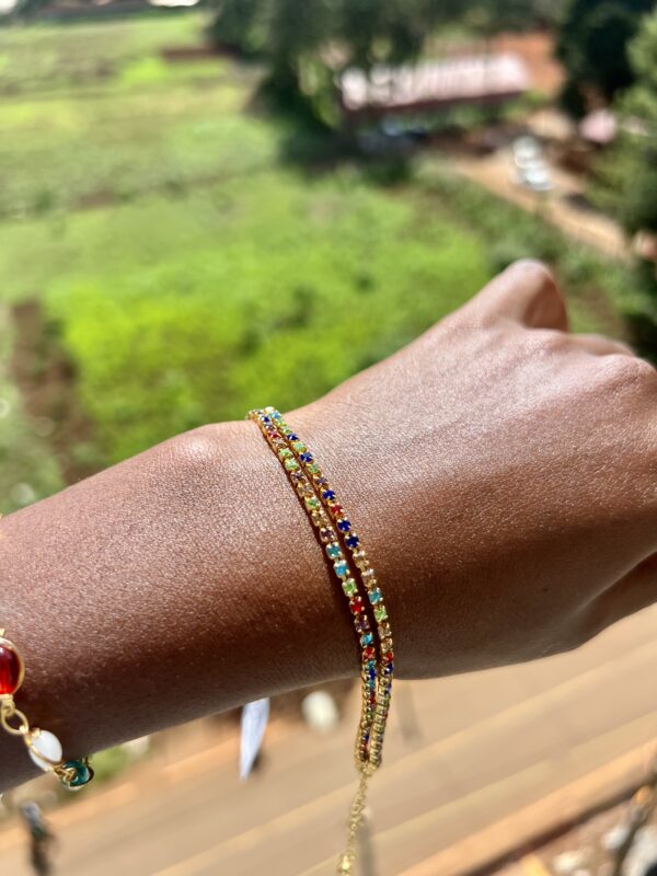 Sparkling Multicolor Crystal Bracelet