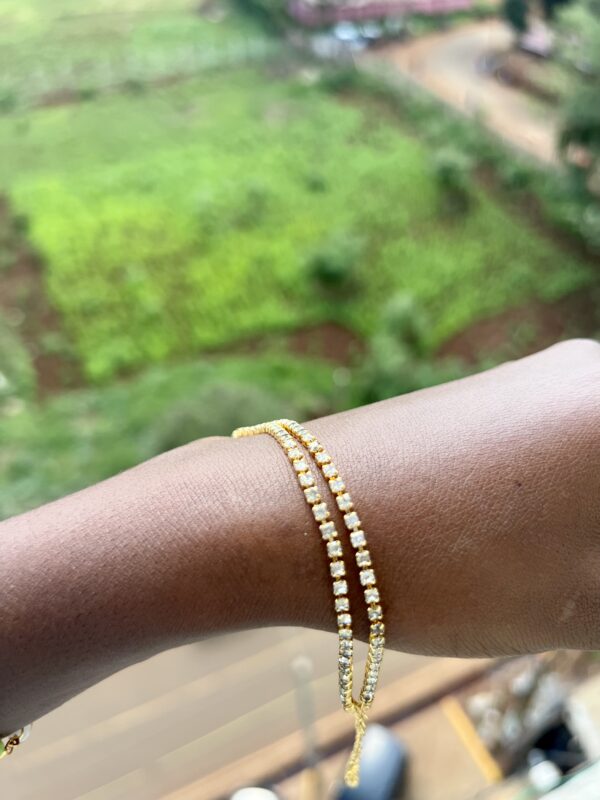 Sparkling Crystal Charm Bracelet