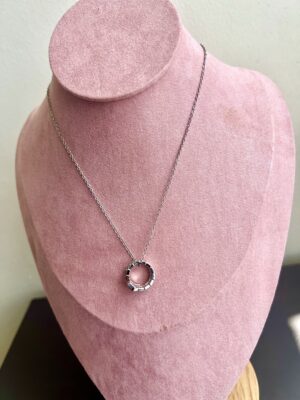 Serpent Circle Pendant Necklace