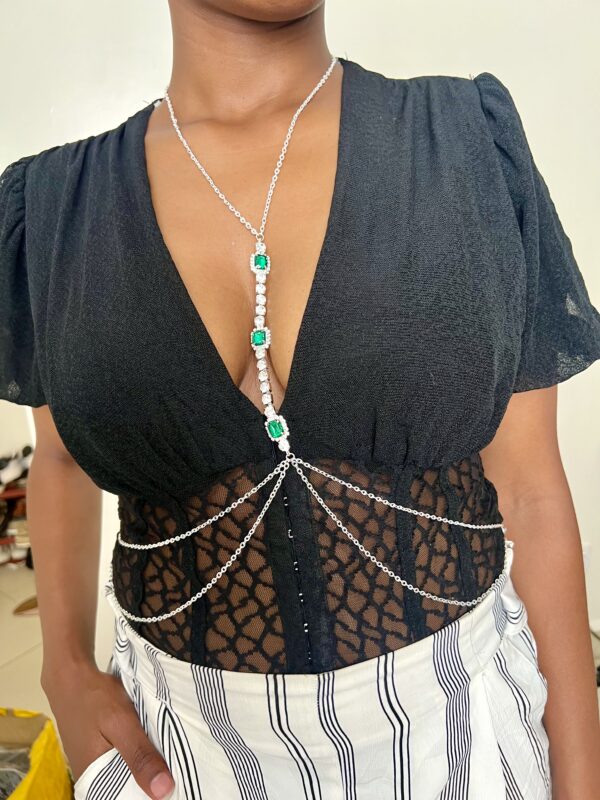 Emerald Empress Body Chain