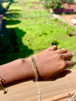 Sparkling Multicolor Crystal Bracelet