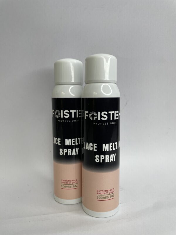Lace Melting Spray designed to melt lace fronts seamlessly into your skin for a natural, undetectable look